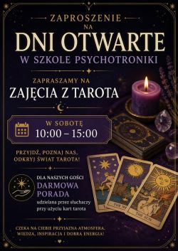 Drzwi otwarte - Tarot w Poznaniu 26.04.2026 - Szko?a Psychotroniki